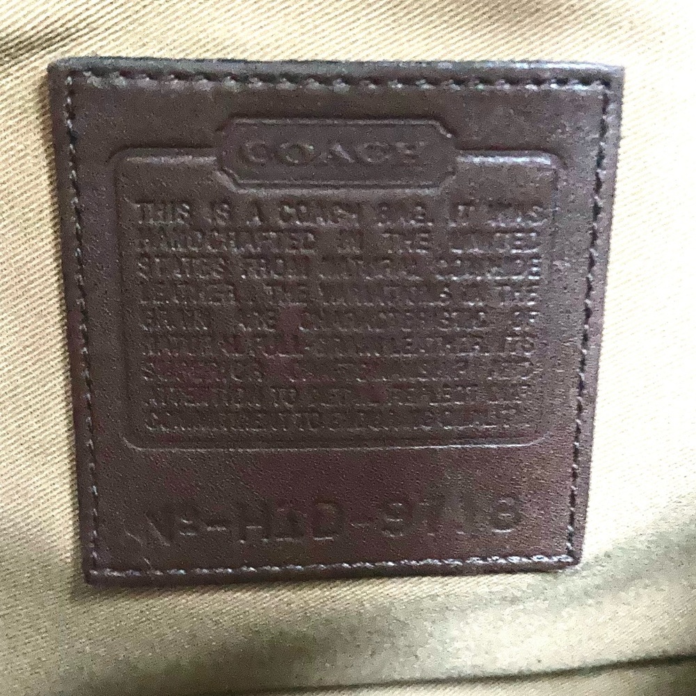 Vintage Coach Legacy 9718 Saddle Bag | 1990s Glove-Tanned Leather Rich Mahogany - Picture 9 of 9